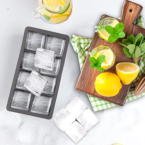 Premium Ice Tray Combo (Gray / 6 Sphere/8 Cube)