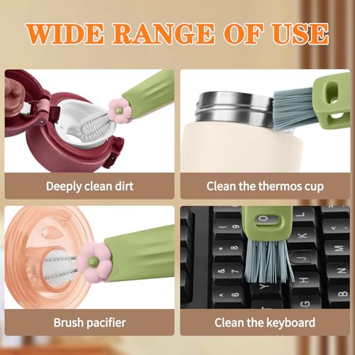 3 in 1 Cup Lid Gap Cleaning Brush Set