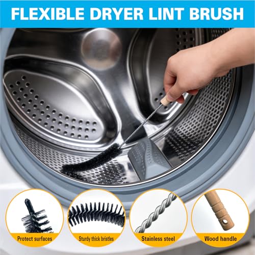 King Origin 12 PCS Home Crevice Cleaning Brush Set (12-pack)