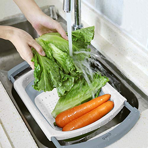 Collapsible Colander (Grey&White)