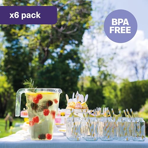 6 Pack Clear Water Pitchers (6 Pack)