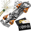 Racing Car Bottle Opener (Metallic Silver with Gift Box)