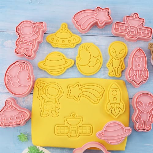 Outer Space Cookie Cutters Set (Outer-Space (8 Pcs))