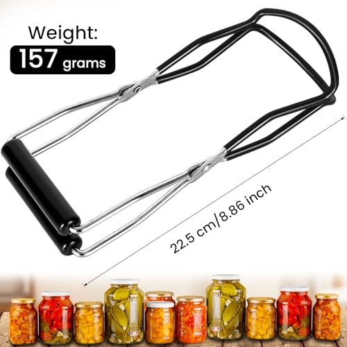 Canning Jar Lifter Tongs (Black)