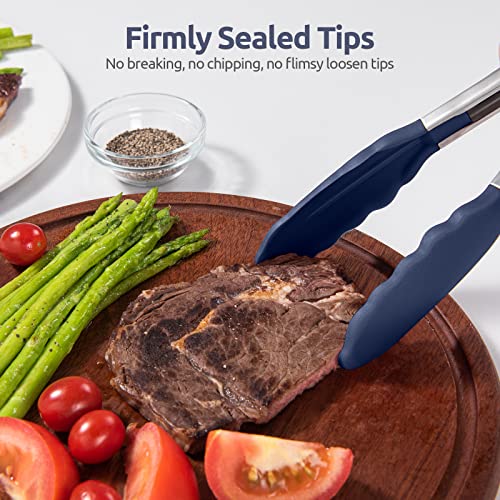 Kitchen Tong for Cooking (Midnight Blue / 16 inch)