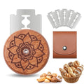 UFO Bread Lame Sourdough Scoring Tool Bread Scorer (C2-Lotus-brown)