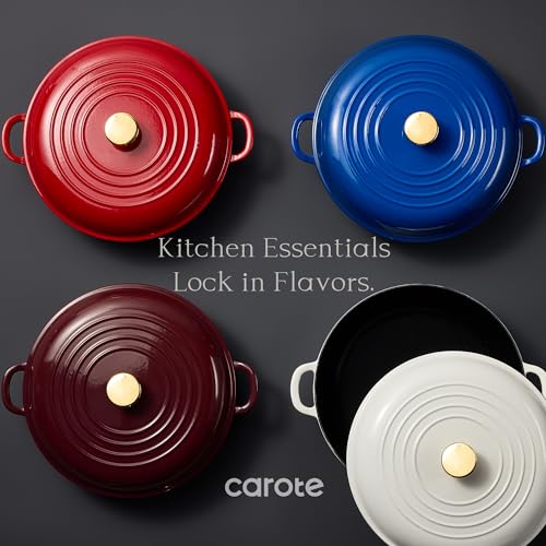 3.4QT Enameled Cast Iron Braiser Pan (Fig)