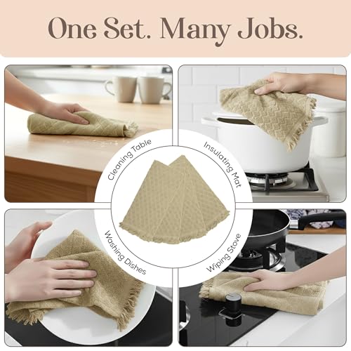 Kitchen Towels (Sage (Taupe))