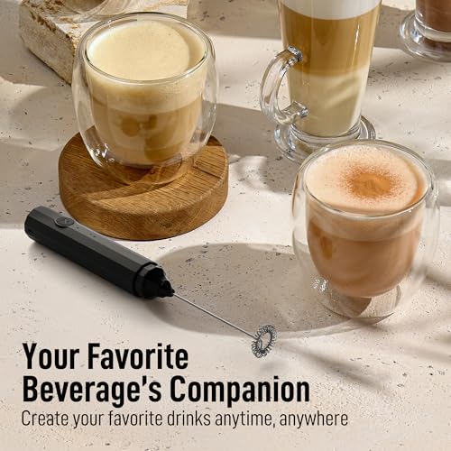 Zulay Rechargeable Milk Frother (All Must Go Black / OG Frother)