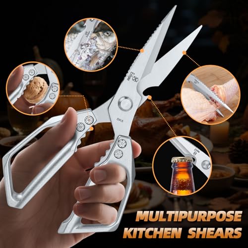 Kitchen Scissors Set (Silver&black Set)