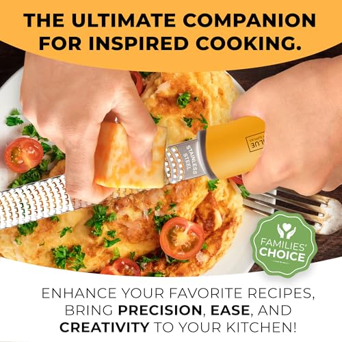 Lemon Zester & Cheese Grater (Apricot Orange)