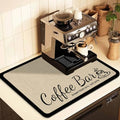 Coffee Mat for Countertops (D-Beige / 31.5" x 17")