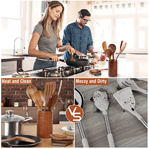 Wooden Kitchen Utensil Set (9 PCS Set)