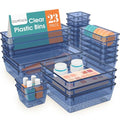 23 PCS Drawer Organizer Set (Dark Blue / 23 PCS)