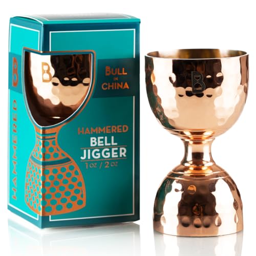 Hammered Bell Jigger by Bull In China (100% Copper)