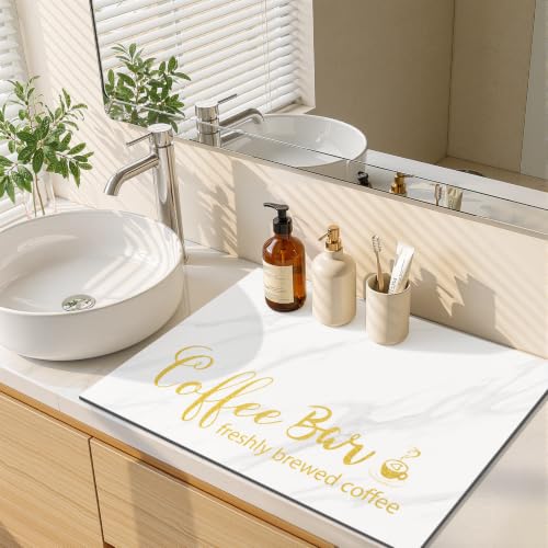 Dish Drying Mat (White / 18" x 24")