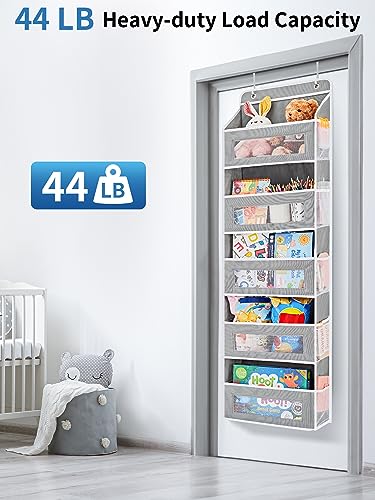 Over the Door Organizer for Pantry (Grey / 2 Pack (Standard))