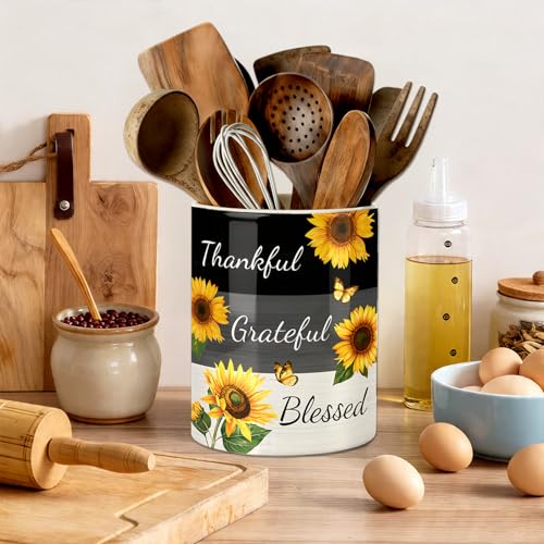 Sunflower Kitchen Utensil Holder