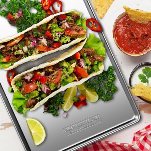 Commercial Quality Baking Sheet Pan Set (2 baking pans (18 in))