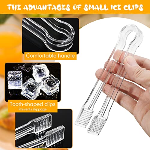 48 Pcs Plastic Buffet Serving Tongs 6.3 Inch One
