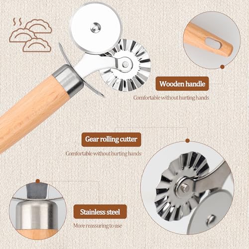 Double Wheel Pastry Cutter (Pastry Cutter Double Wheel)