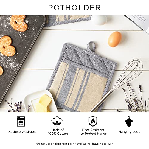 Buffalo Check Kitchen Collection (Potholder / Gray & White)