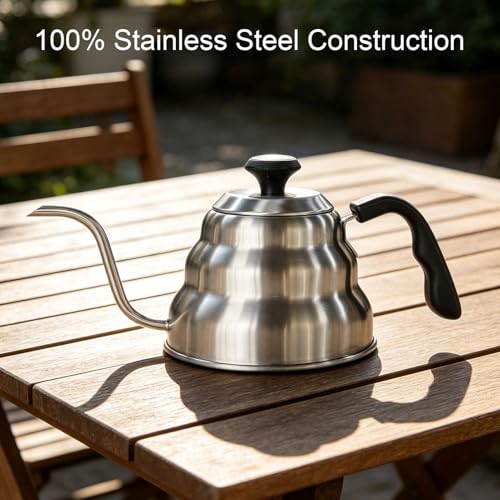 Gooseneck Kettle 1000ml for Pour Over Coffee Stovetop (1000ML)