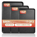 Baking Sheet Pan Set of 3 (Textured Black)