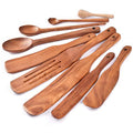 Spurtle Set Wooden Spurtle Set of 9 (Teak Wood Spurtle-9PCS)