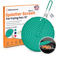 Silicone Splatter Screen for Frying Pan (13 inch / Green)