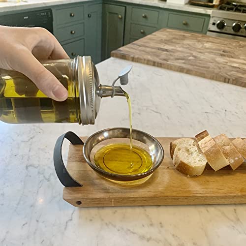 Stainless Steel Oil Cruet Lid (Wide Mouth / Wide Mouth)