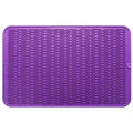 Silicone Dish Drying Mat for Multiple Usage (Purple / 28"L x 18"W)