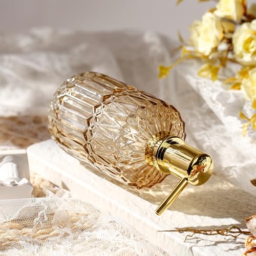 Soap Dispenser with Pump Refillable (Amber)