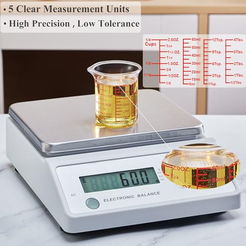 2 oz Glass Measuring Cups with V (60 ML (2 Oz)-Pack of 2)