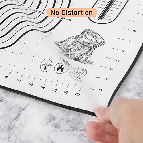 Silicone Pastry Mat (Black / 28"L x 20"W)