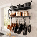 30 Inch Kitchen Pot Rack (Black)