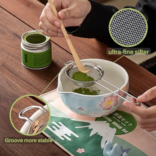 Matcha Whisk set (Cherry Pink)