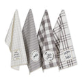 Home Sweet Farmhouse Kitchen Collection (Gray / Dishtowel Set, 18x28")