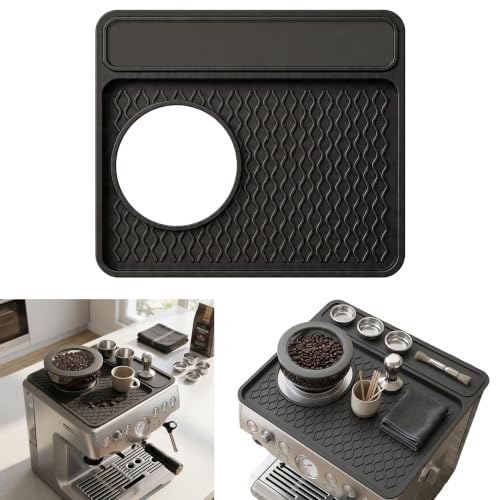 Silicone Coffee Mat for Breville 870 (Black)