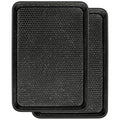 Baking Sheet Pan Set of 2 (17.5x12x1 inch Set / Textured Black)