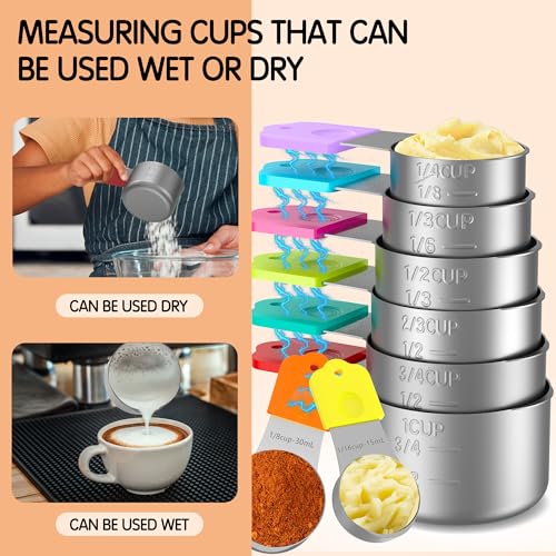 Magnetic Measuring Cups (Magnetic-8PCS)