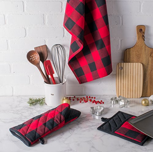 Buffalo Check Kitchen Collection (Potholder / Red & Black)