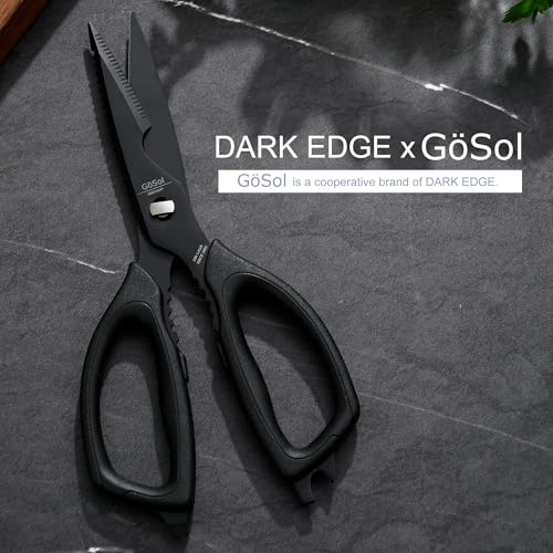 Heavy Duty Kitchen Shears Come Apart Kitchen Scissors with Serrated Blade
