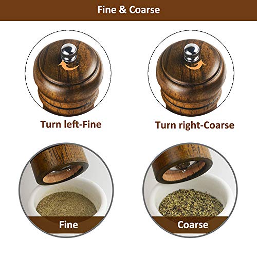 Salt and Pepper Grinders Set