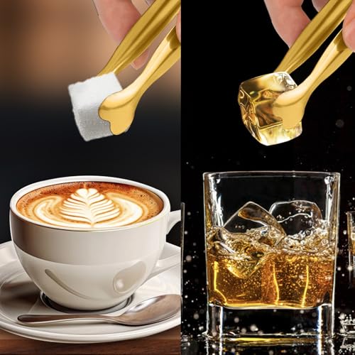 Serving Tongs (5.3inch / Gold-12pcs)