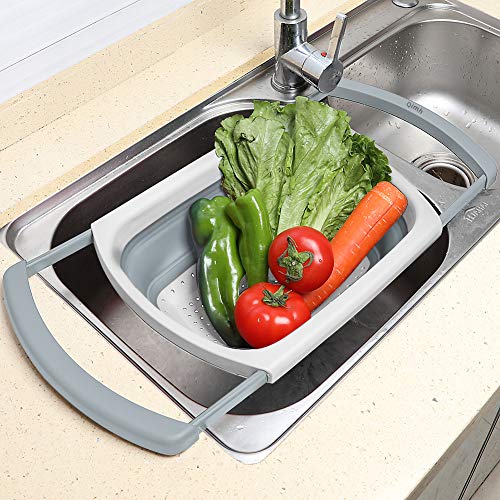 Collapsible Colander (Grey&White)