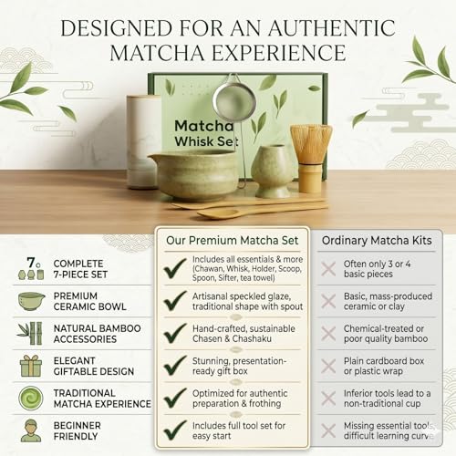 Matcha Whisk Set 7 Pcs
