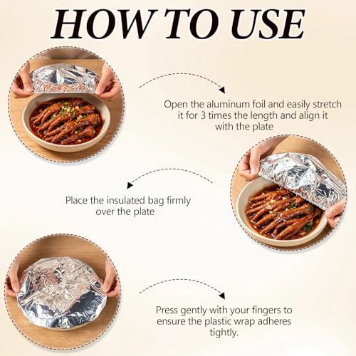 Reusable Aluminum Foil Food Cover