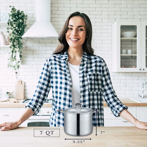 Stainless Steel Stock Pot with Glass Lid (7)