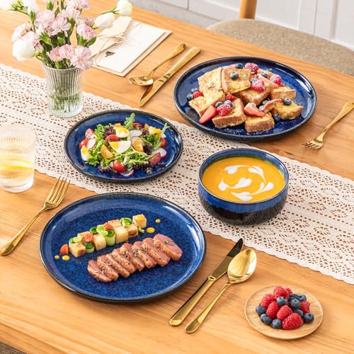 Starry 12 Pieces Dinnerware Sets for 4 (Blue / 12 Pcs (Service for 4))
